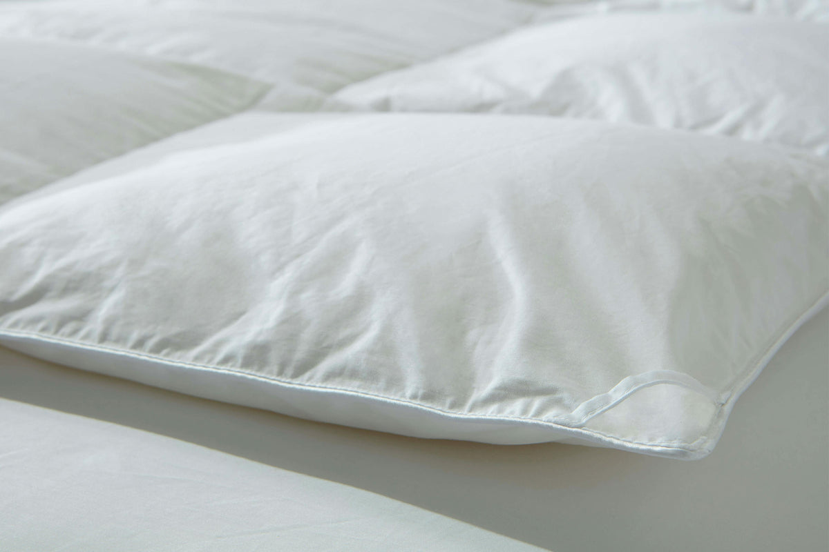 Saatva Down Comforter Sateen Cotton Cover