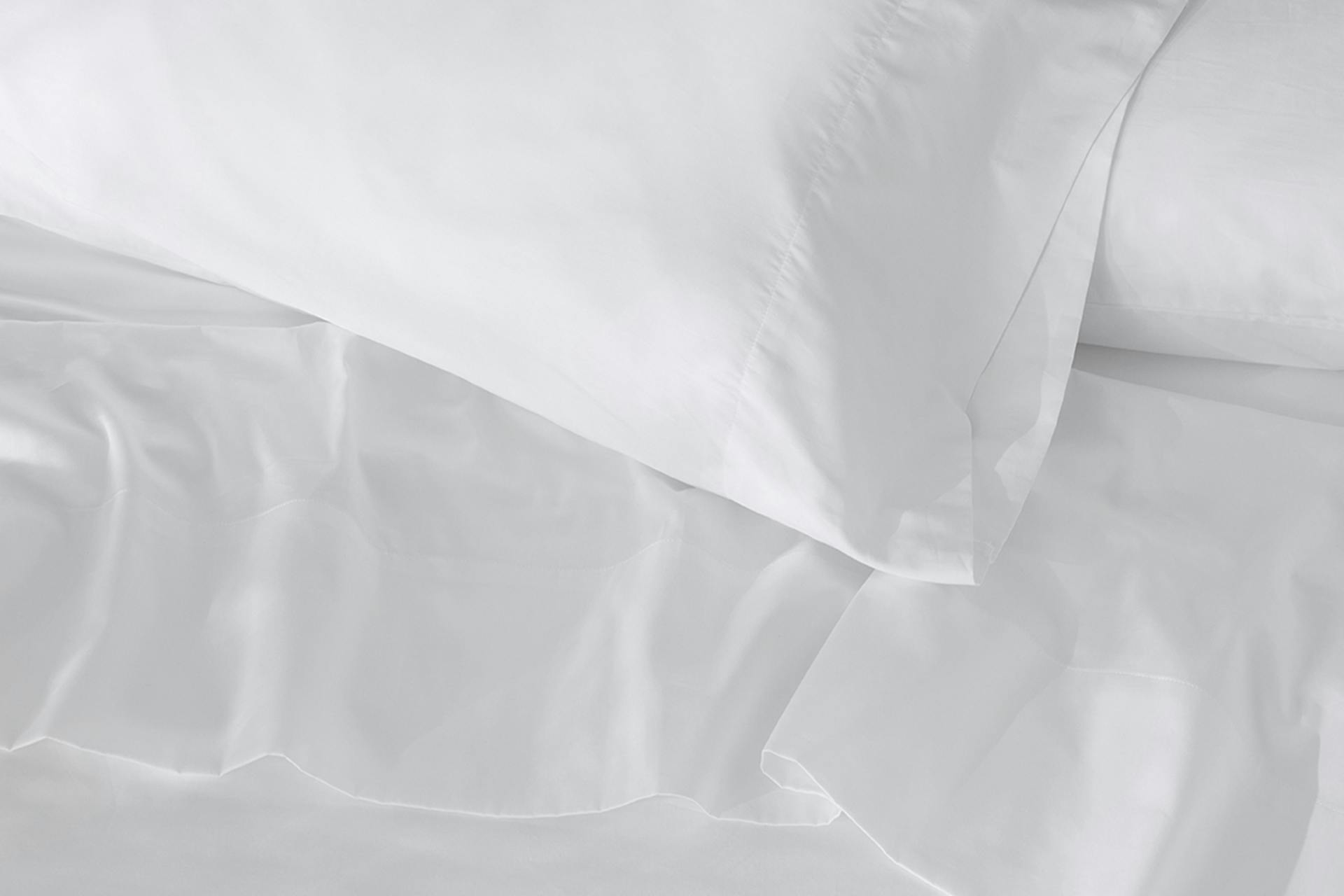 Saatva Percale Pillowcase Pair 100% Long Staple Cotton