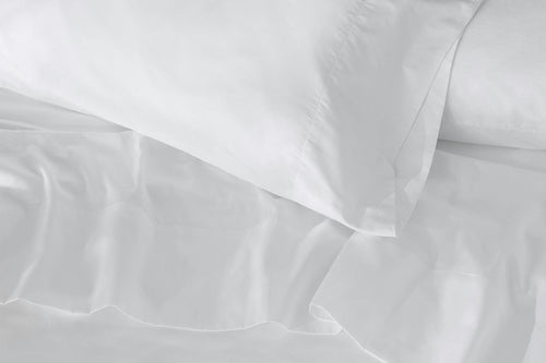 Saatva Percale Pillowcase Pair 100% Long Staple Cotton
